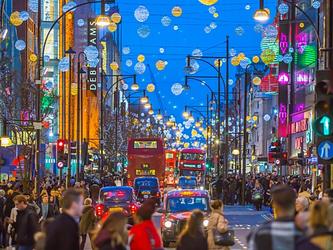 Oxford Street at Christmas